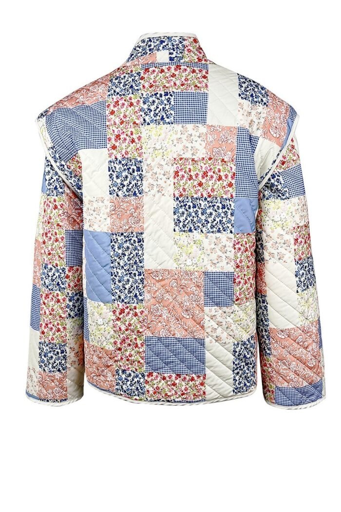 Enid Printed Convertible Quilted Jacket - Image 11