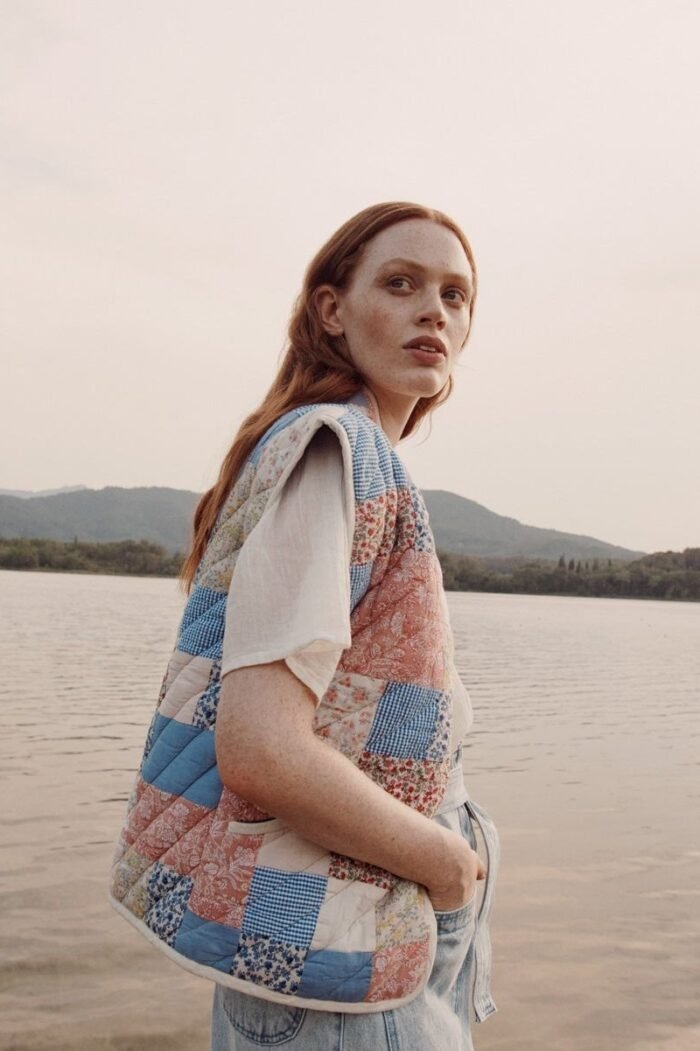 Enid Printed Convertible Quilted Jacket - Image 5