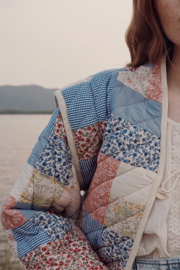 Enid Printed Convertible Quilted Jacket - Image 8