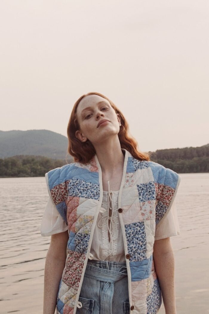 Enid Printed Convertible Quilted Jacket - Image 7