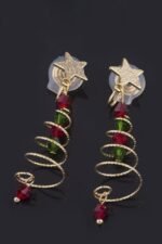 Eudora Christmas Tree Drop Earrings - Image 4