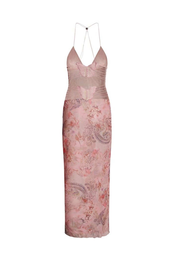 Eudora Printed Butterfly Maxi Dress - Image 5