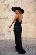 Eve Chiffon Ruffled Maxi Slip Dress - Image 13