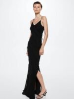 Eve Chiffon Ruffled Maxi Slip Dress - Image 11