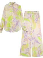 Flow Printed Blouse Set - Image 2