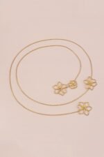 Flower Metal Chain Necklace - Image 5