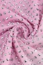 Gemma Printed Diamante Mini Dress - Image 6
