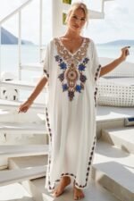 Gene Embroidered Maxi Kaftan - Image 4