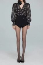 Gilda Polka Dot Long Sleeve Blouse - Image 2