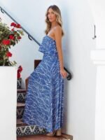 Gloria Printed Flare Maxi Dress - Image 4
