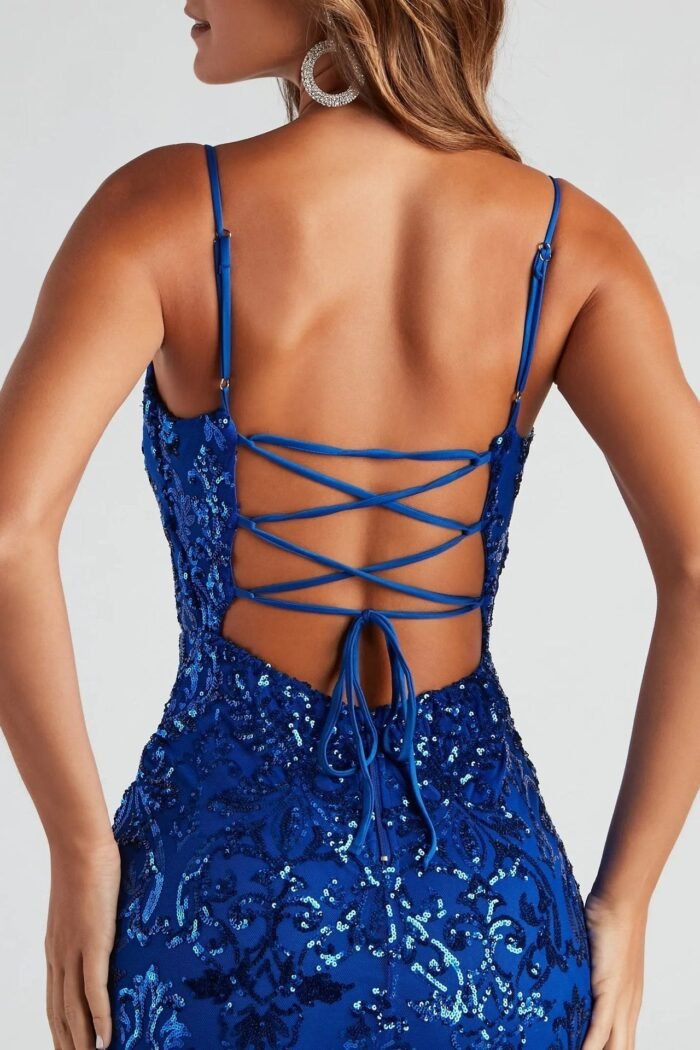 Hanna Sequins Slip Mini Dress - Image 7
