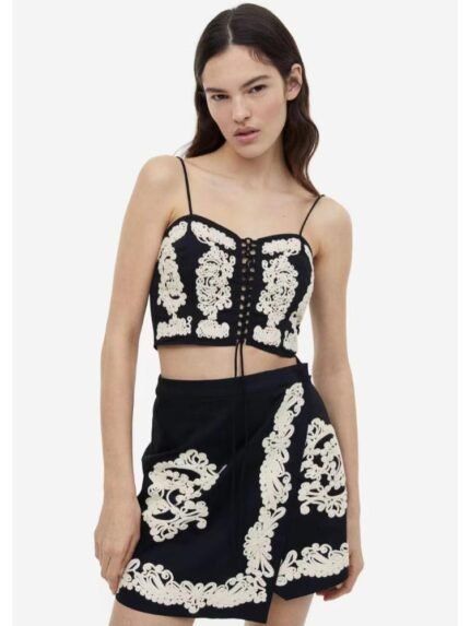 Harriet Lace Embroidered Set