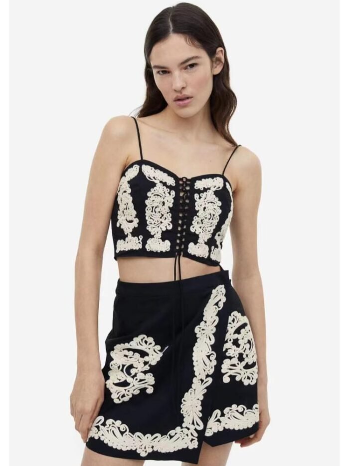 Harriet Lace Embroidered Set - Image 1