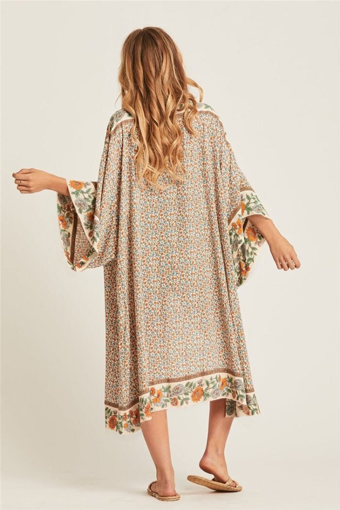 Hazel Printed Beach Cover-up - Image 4