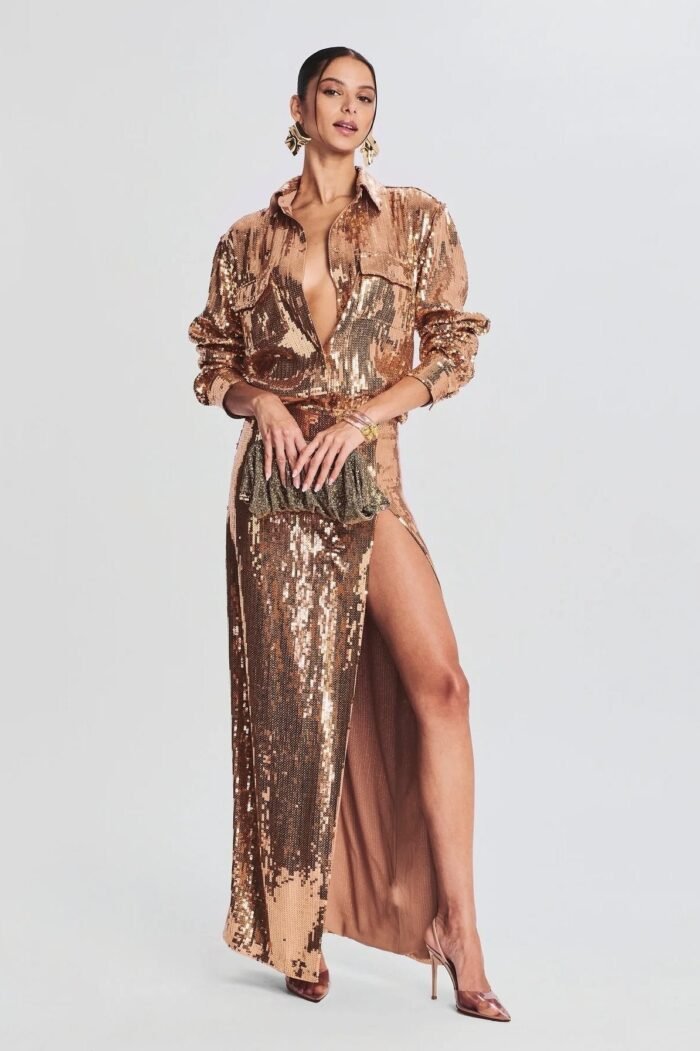 Heloise Sequins High Slit Set - Image 1