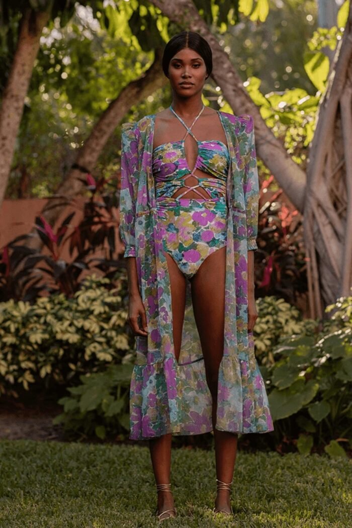 Hilda Printed Two-piece Swim Set - Image 5