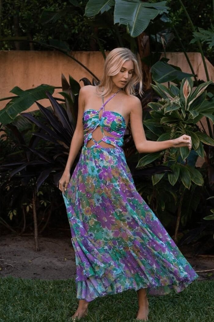 Hilda Printed Two-piece Swim Set - Image 3