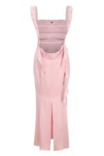 Hilda Ruffle Ribbon Backless Maxi Dress - Image 14