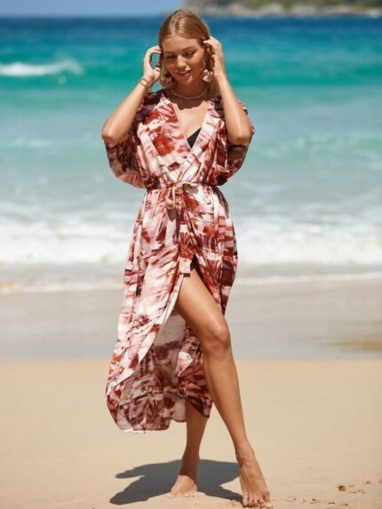 Irma Printed Beach Cover-up