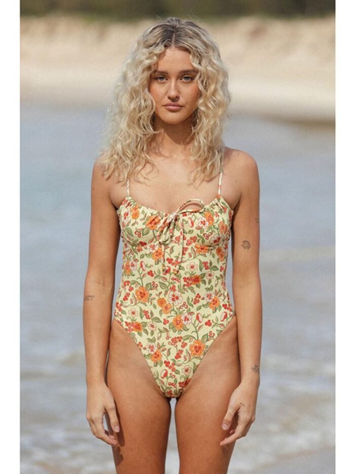 Jan Floral Printed Swimsuit - Image 4