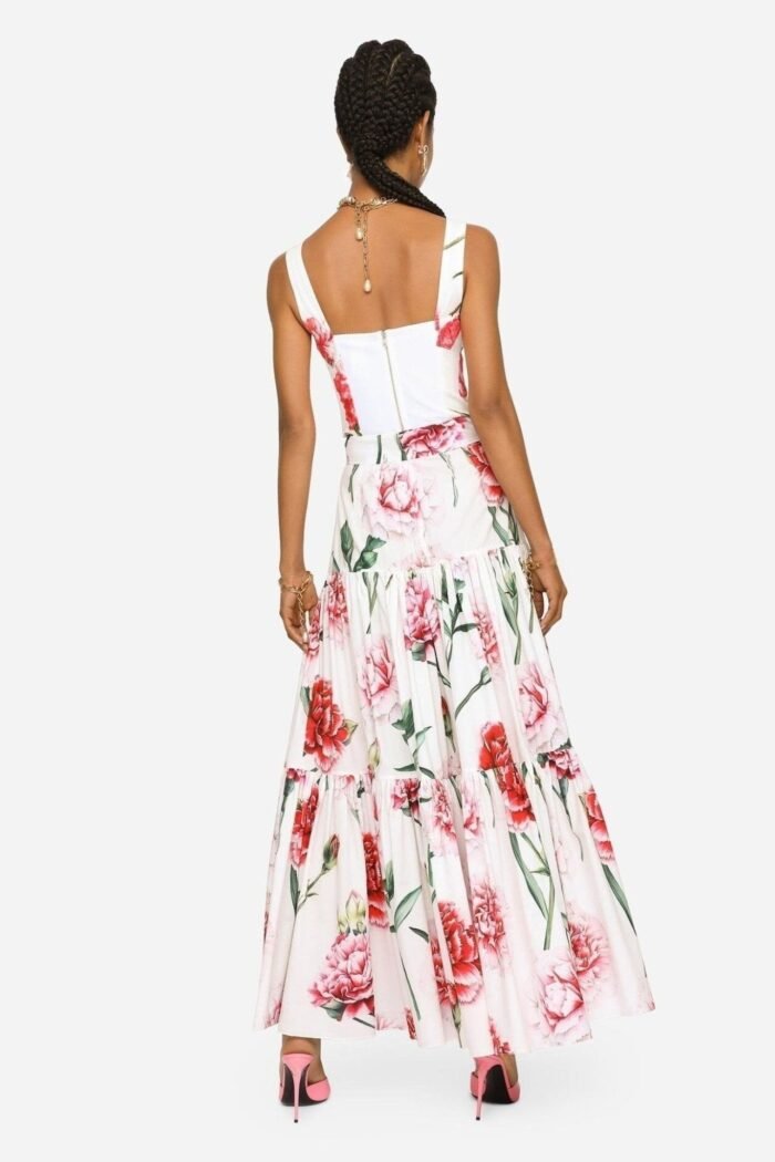 Jemima Printed Tiered Strap Maxi Set - Image 3