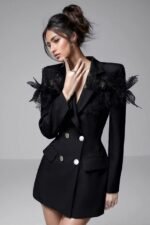 Joanne Lace Mini Blazer Dress - Image 9