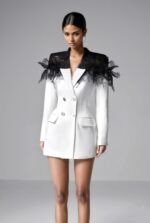 Joanne Lace Mini Blazer Dress - Image 2