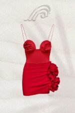 Joyce Strappy Flower Two-pieces Swim Set - Image 2