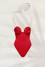 Joyce Strappy Flower Two-pieces Swim Set - Image 6