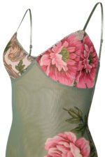Patti Printed Bodycon Slip Maxi Dress - Image 6