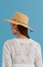 PHhyllis Trimed Straw Hat - Image 3