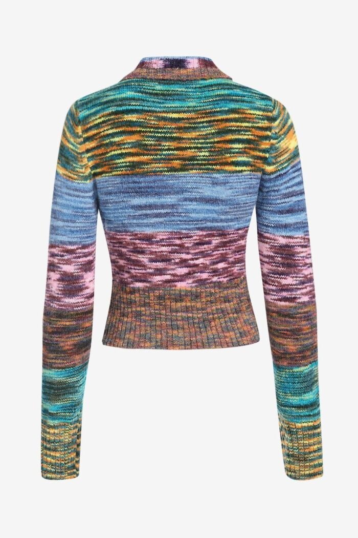 Judith Colorblock Knit Sweater Cardigan - Image 7