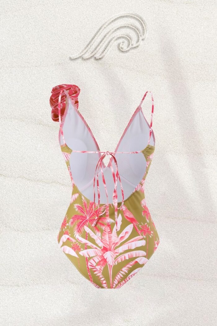 Karena Tropical Printed Two-pieces Swim Set - Image 4