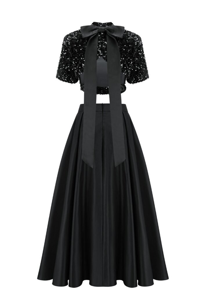 Leia Bow-tie Sequins Slit Set - Image 12
