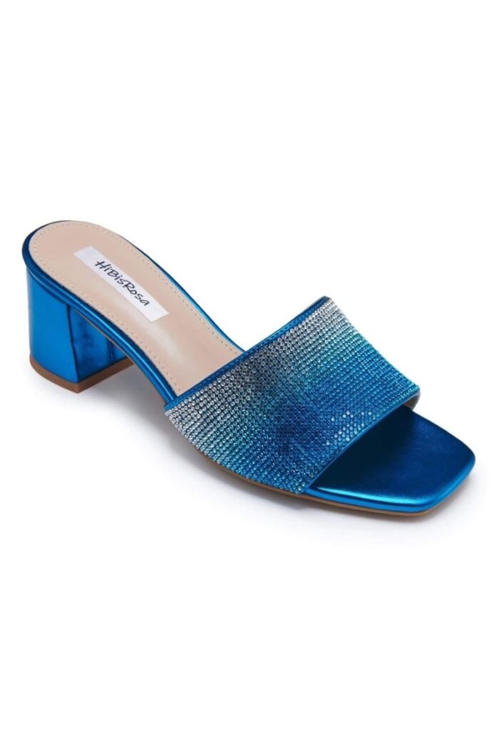 Lilly Gradient Diamante Mules - Image 3