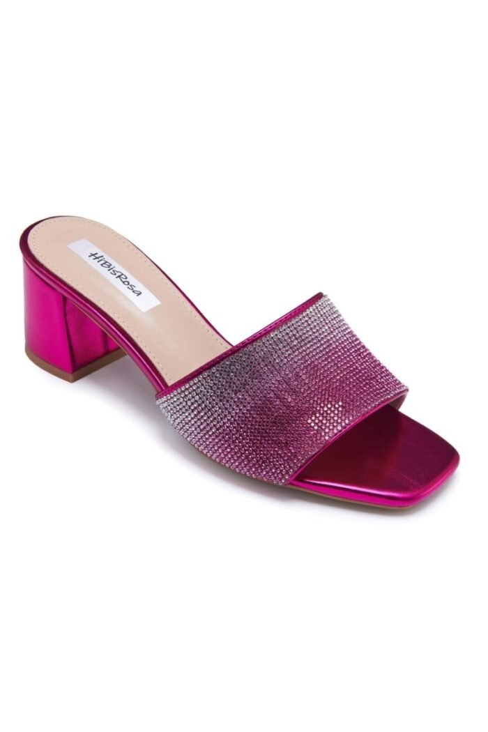 Lilly Gradient Diamante Mules - Image 2