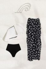 Lindsay One-Shoulder Polka Dot Swim Set - Image 7