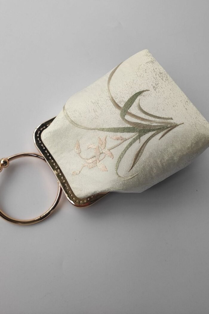 Liz Embroidered Satin Bag - Image 3