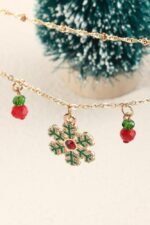 Lynn Christmas Snowflake Removable Pendant Nacklace - Image 3