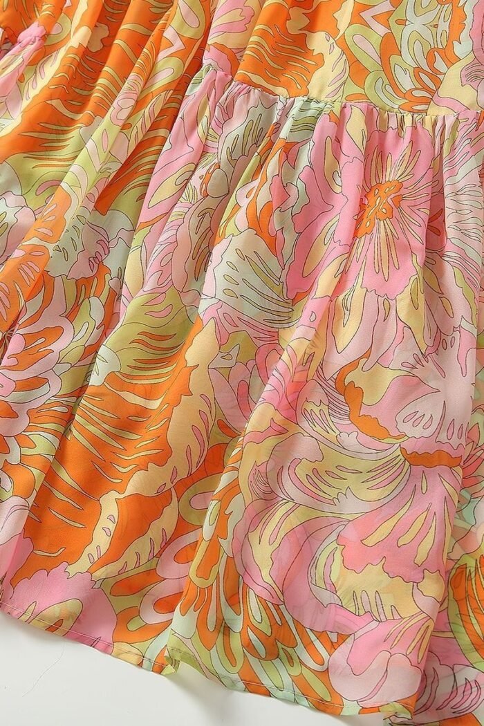 Lyuba Printed V-neck Maxi Dress - Image 6