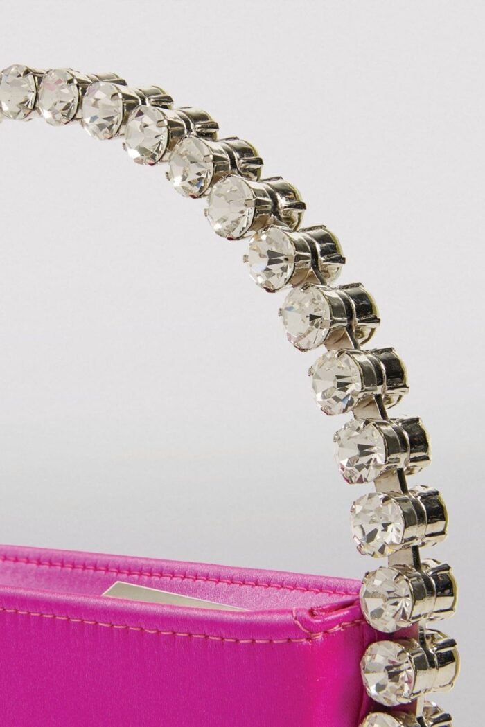 Madge Diamante Loop Satin Bag - Image 4