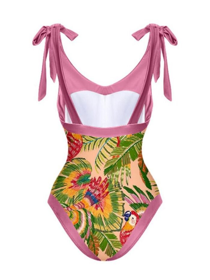 Mamie Tropical Printed Swim Set - Image 3