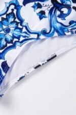 Martha Printed Gathered Two-pieces Swim Set - Image 5