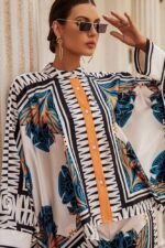 Maura Satin Floral Printed Set - Image 2