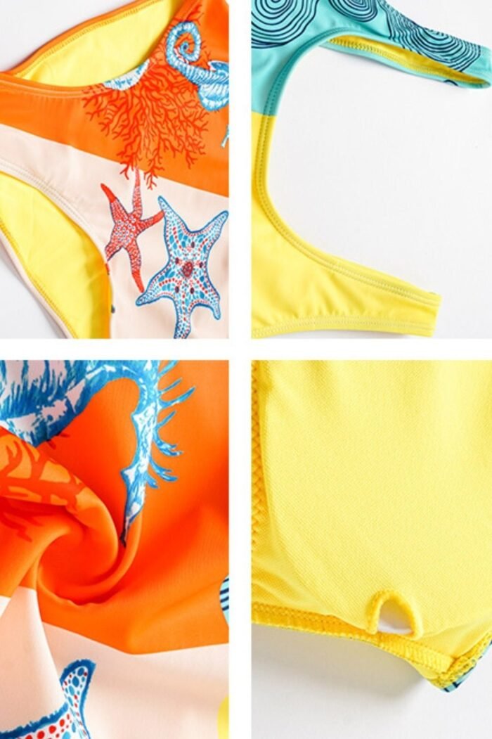Mavis Ocean Printed Swimsuit - Image 3