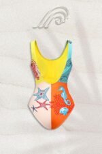 Mavis Ocean Printed Swimsuit - Image 2