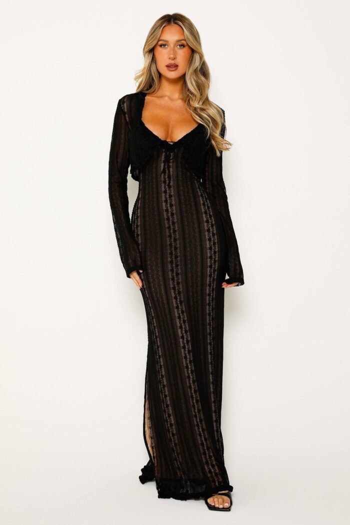 Melinda V-Neck Lace Set - Image 11