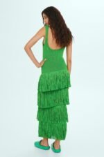 Miriam Tassel Knit Strap Maxi Dress - Image 3