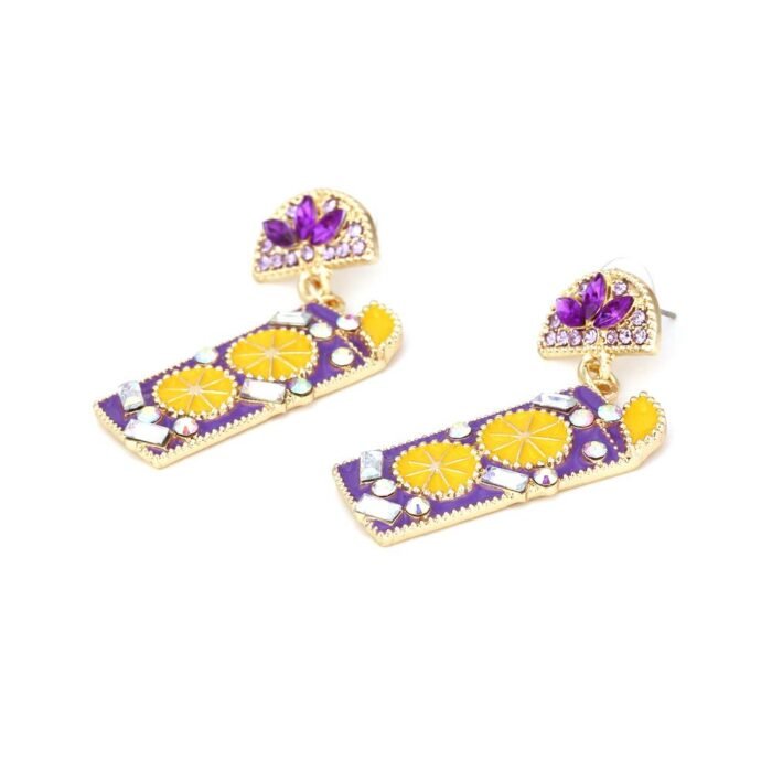 Mocktail Diamante Drop Earrings - Image 4