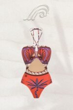 Molly Halterneck Cut-out Two-pieces Swim Set - Image 2